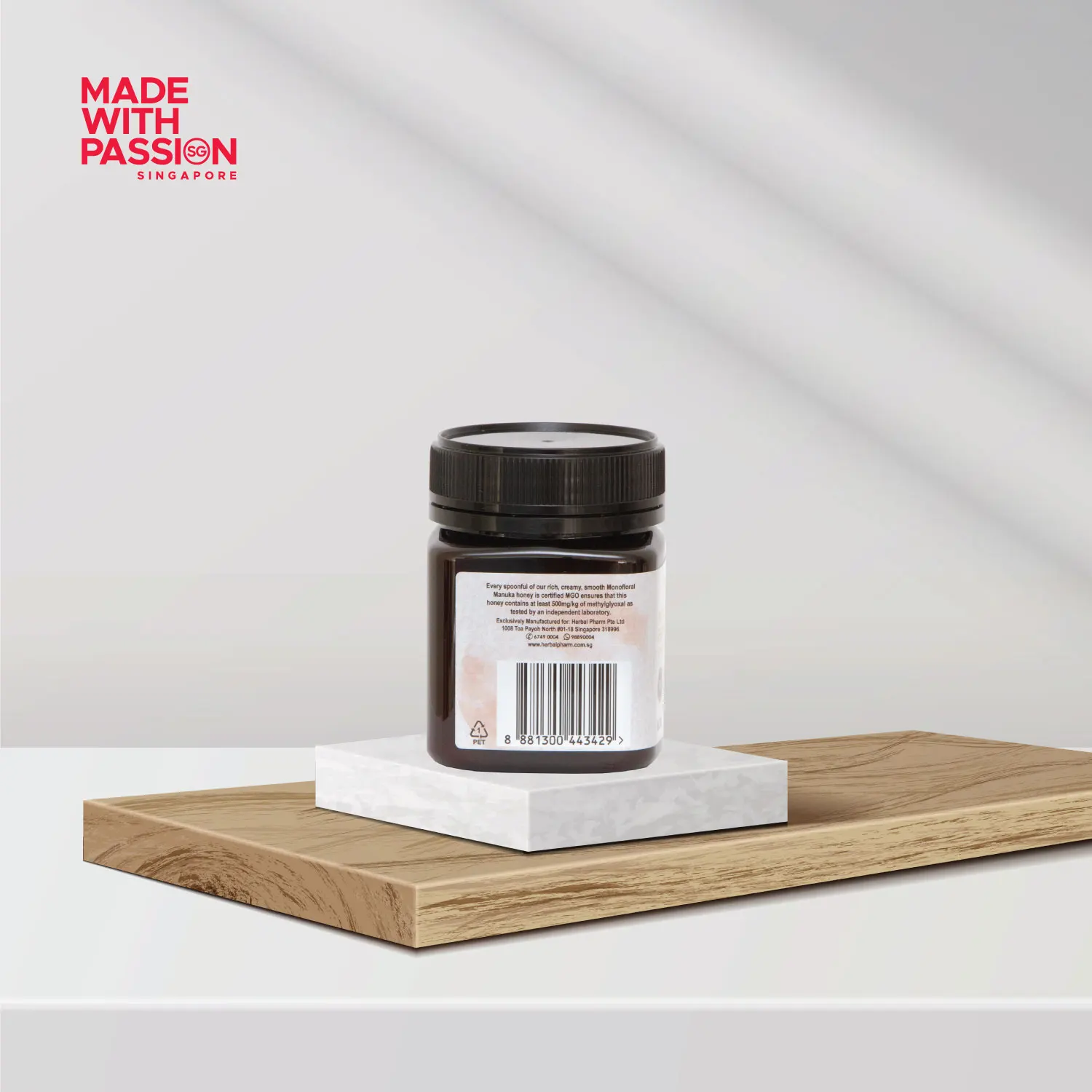 4 Years Shelf Life High Nutritional Value New Zealand 250g Jar MGO 500+ Multifloral Manuka Raw Honey with No additives