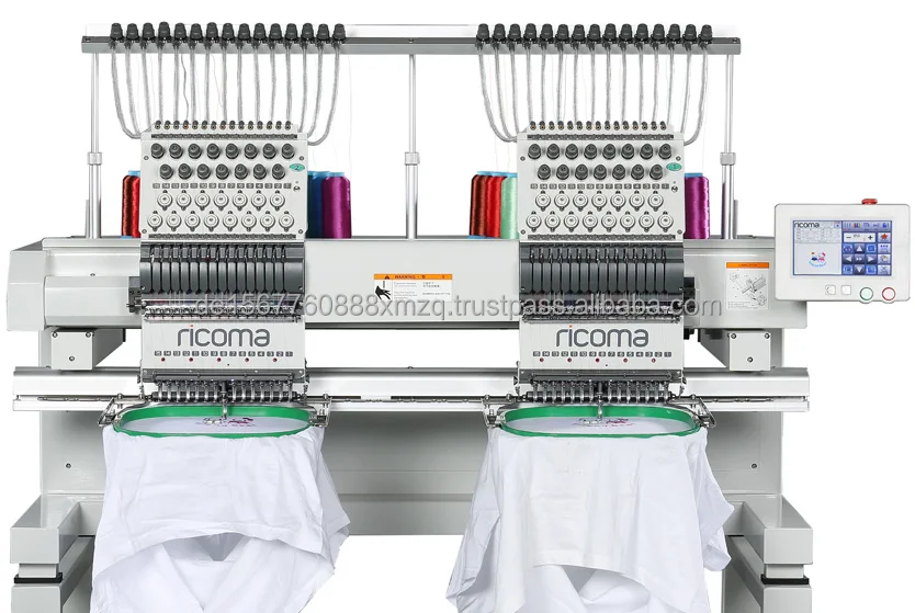 RICOMA MT 1502 Embroidery Machines sewing machine industrial 2 head embroidery machine