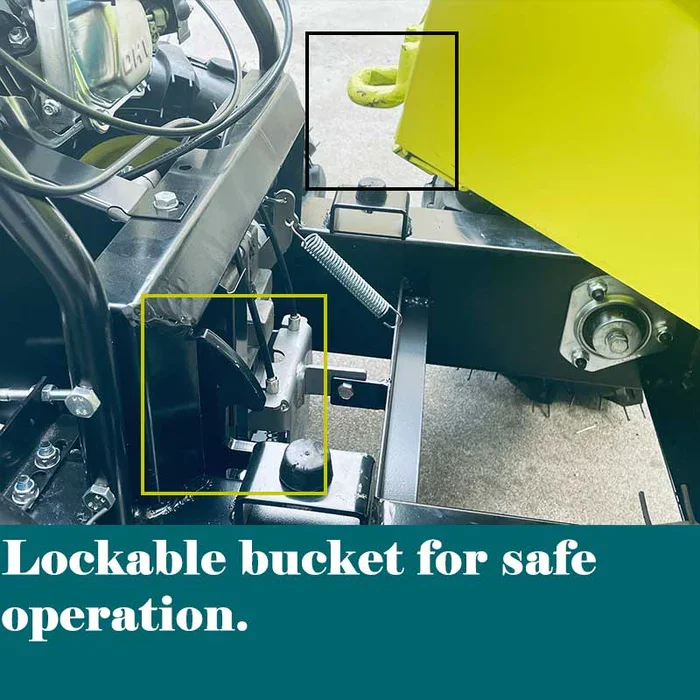 500KG Motorized Wheelbarrow Petrol Power 6.5HP Wheelbarrow 3F/1R Mini Dumper 360 Degree Turn 5.5Km/h