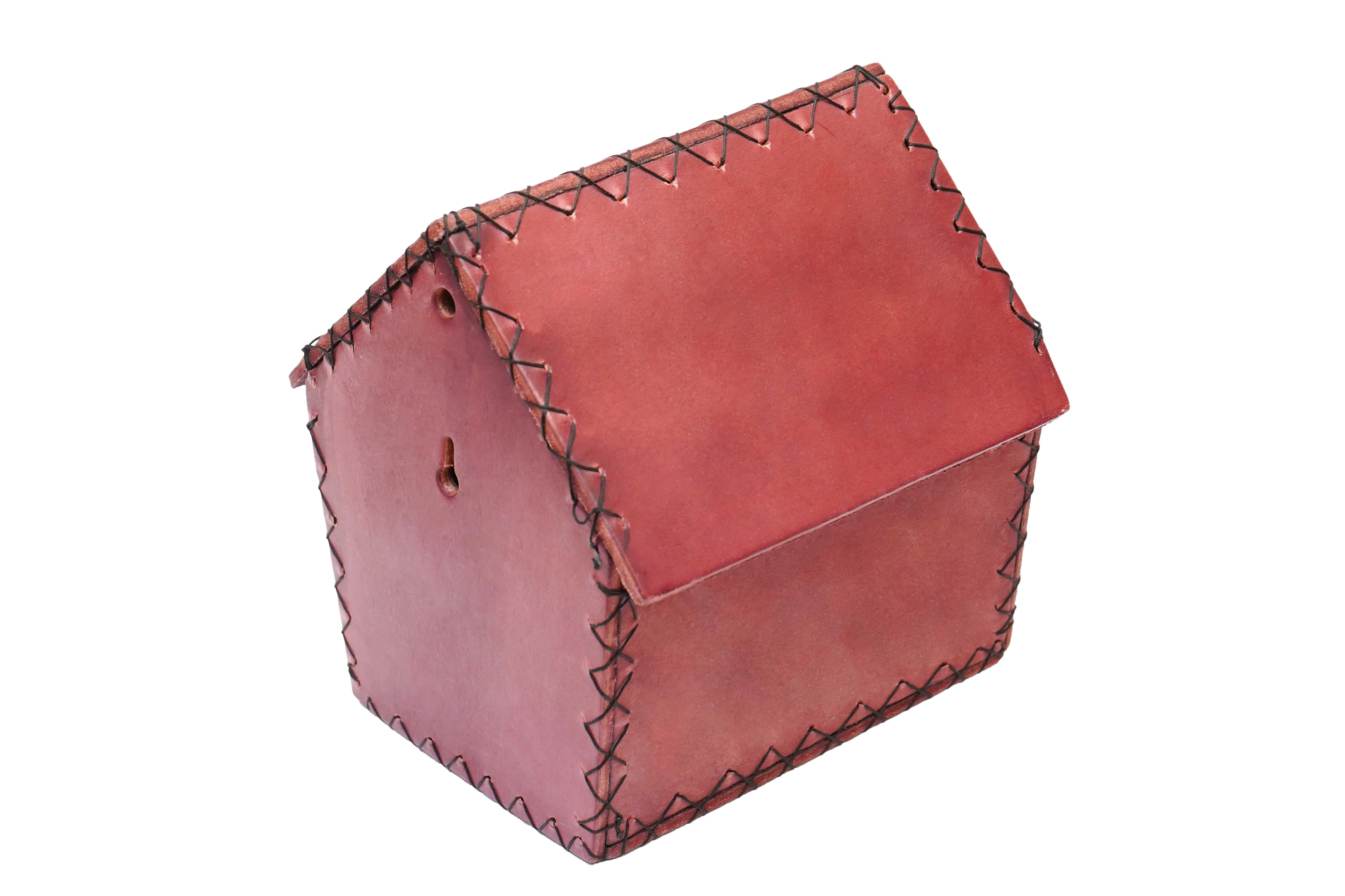 LEATHER BIRD HOUSE HUT SHAPE INDOOR OUTDOOR BIRD PERCH BIRD COOP FACTORY PRICE CUSTOMIZATION AVAILABLE
