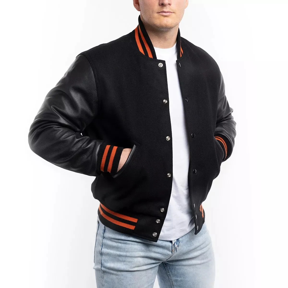 Fashion Design Varsity Jacket Autumn And Winter New Adult Mens Cloth Set Include Style Top Jacket