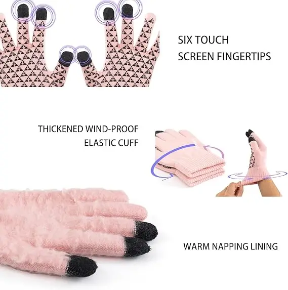 Low Price Black Cotton Yarn Gloves Knitted for Work
