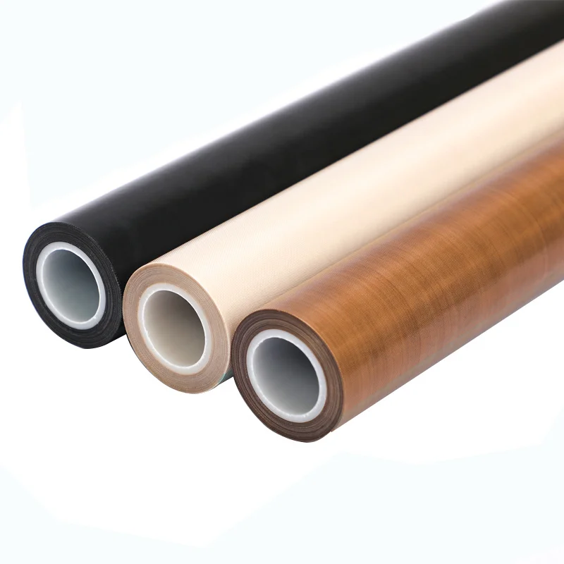 Ptfe Adhesive Tape High Temperature Resistant Adhesive Fabric PTFE Coated Glass Fabric Tape