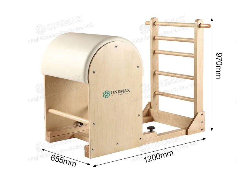 ONEMAX Pilates Body Stretch Home Gym Fitness Yoga Equipment Pilates Ladder Barrel
