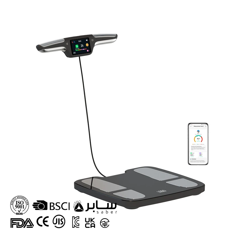 180 кг Bluetooth Wi-Fi жировой состав тела монитор с 8 электродами цифровой TFT дисплей Цифровая шкала веса тела