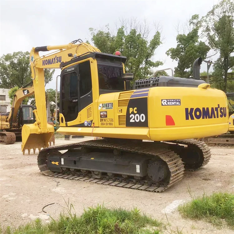 Оригинал из Японии 20-тонный экскаватор Komatsu PC200-8 б/у pc200-8 komatsu на продажу