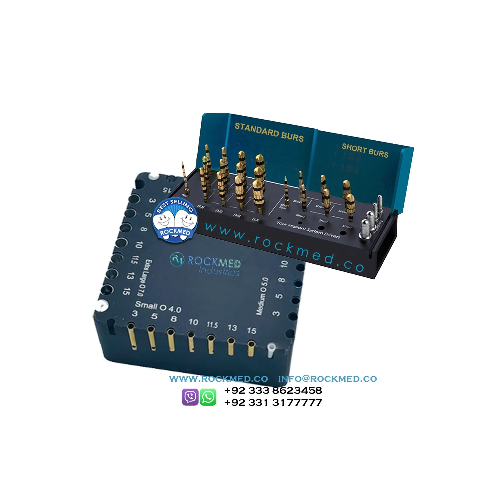 Osseodensification Kit 13 Pcs Dental Burs Kit Dental Implant Osteotomy Preparation And Surgical Burs Instruments