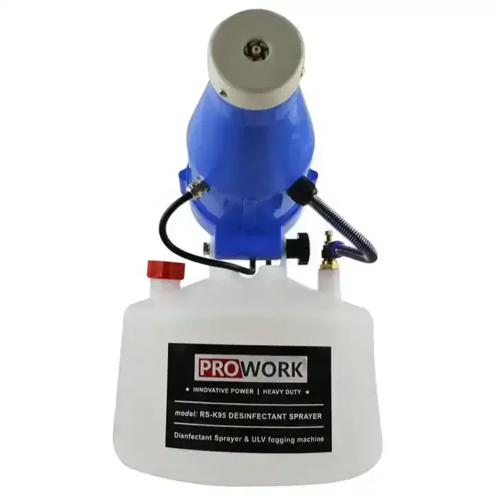 Full-Color High-Power Led Smoke Machine Fogger Sprayer Portableel Ectric Mist Foam ULV Disinfection Sprayer 4L