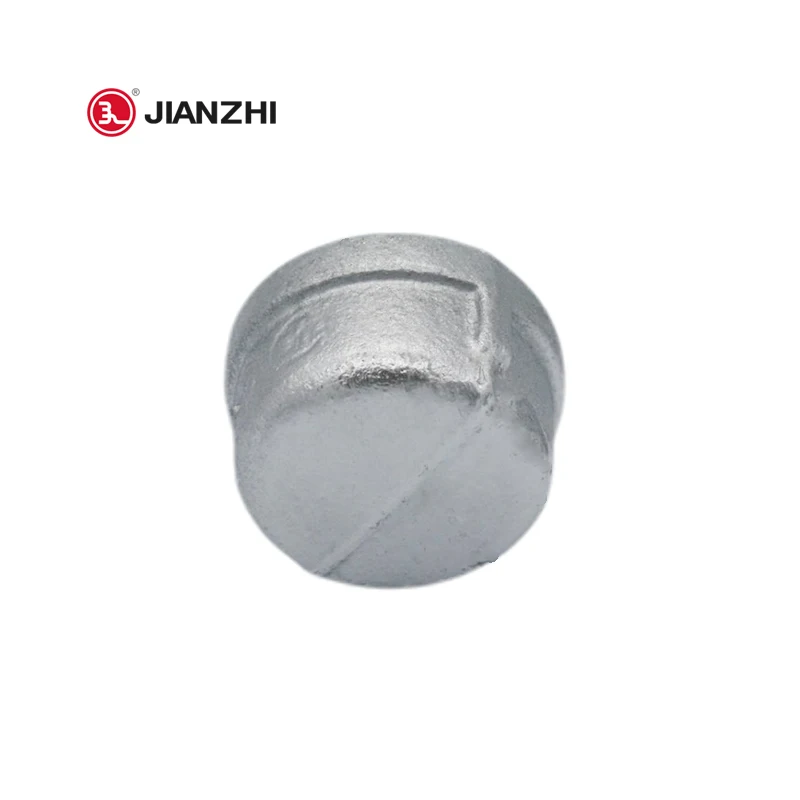 Концевая крышка для фитинга труб из оцинкованного железа JIANZHI 100 мм (4 дюйма)