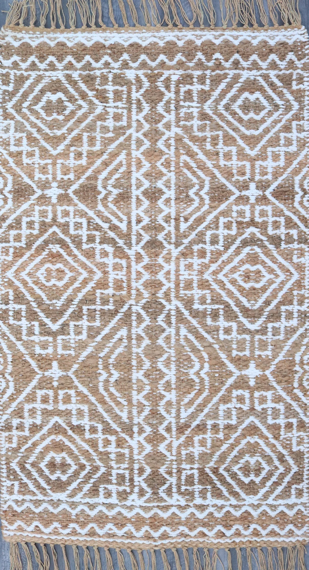 Flatweave Jute Chenille Rug Handmade Carpet Natural Fiber Rugs Jute Hemp Rug