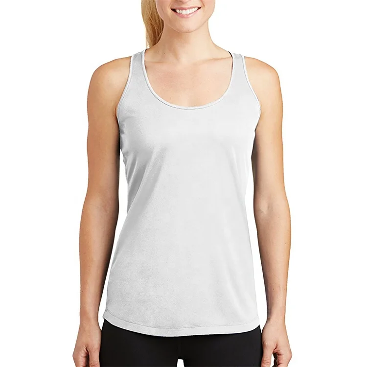 Custom Stringer Vest Singlet Gym Workout Fitness Tank Top Ladies Yoga Active Racerback Women 80 cotton 20 Polyester Tank Tops
