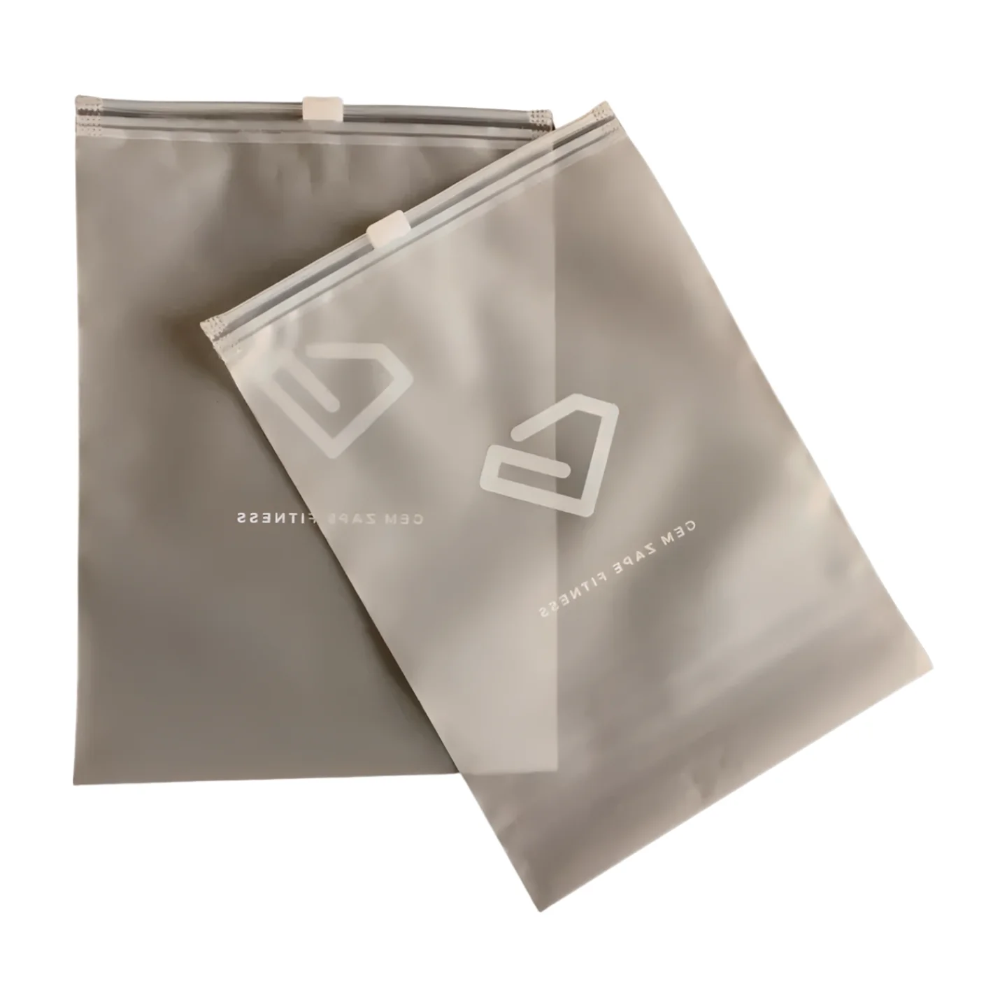 Plastic Zipper Bag New Design Logo Frosted Phone Case Pe Clothing Packing Bags Accessories Clear Plastic Zip Lock Pouch Zipper B