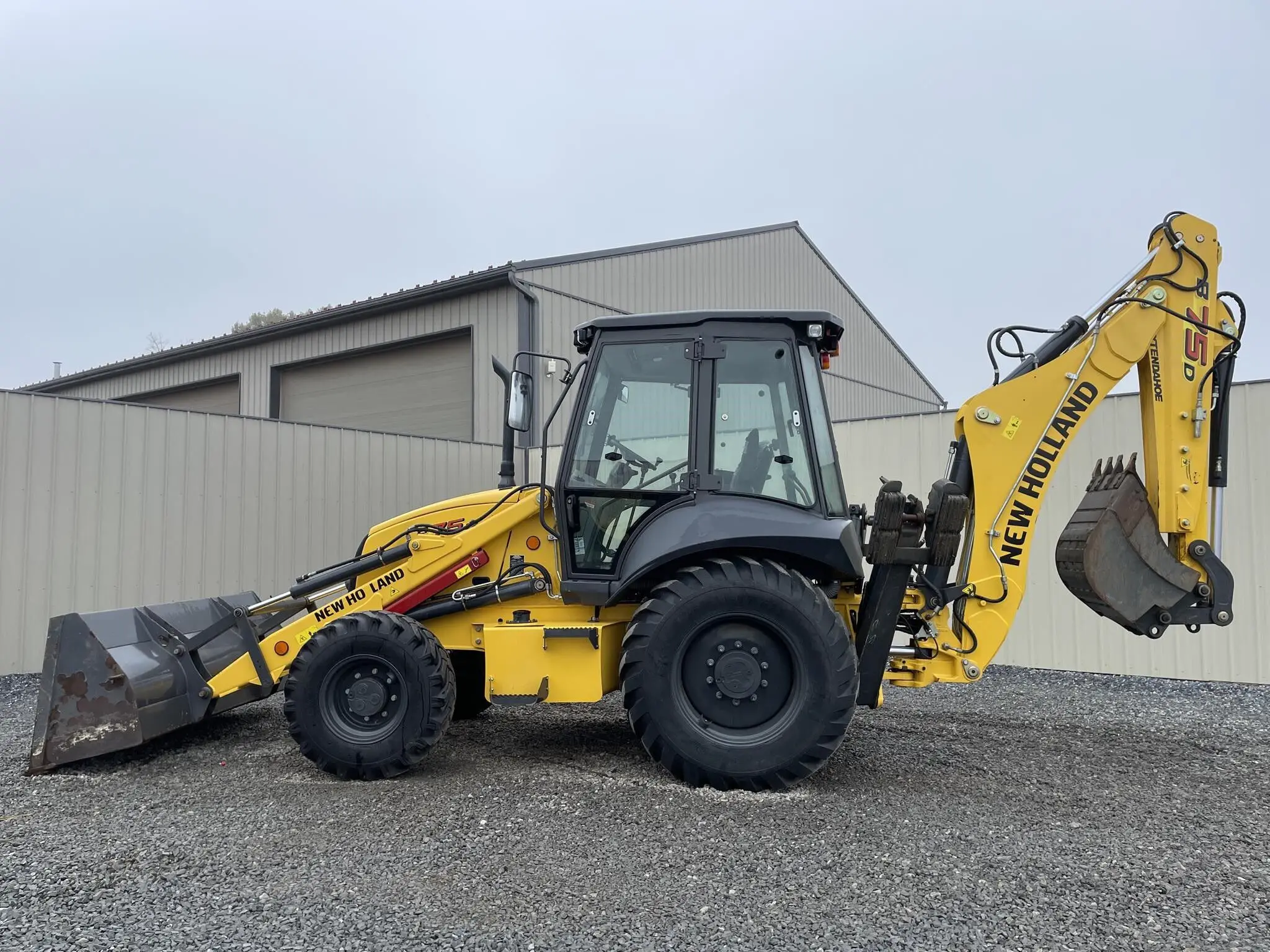 Новый Holland B75D тракторный погрузчик экскаватор-погрузчик с/HVAC 4x4 Extenda-hoe