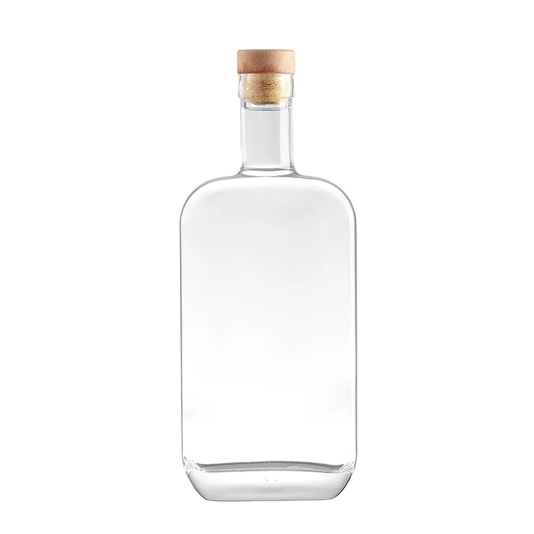 buy 250ml 300ml 350ml 750ml 1l olive oil spirit wine bouteilles vodka whisky empty clear glass liquor bottles wholesale