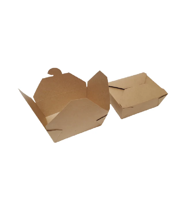 Premium Quality Best Selling Take-out or To-go Meals 1420ML Paper Food Take Away Bio Boxes/ Containers at Bulk Price (SL-LB#8)