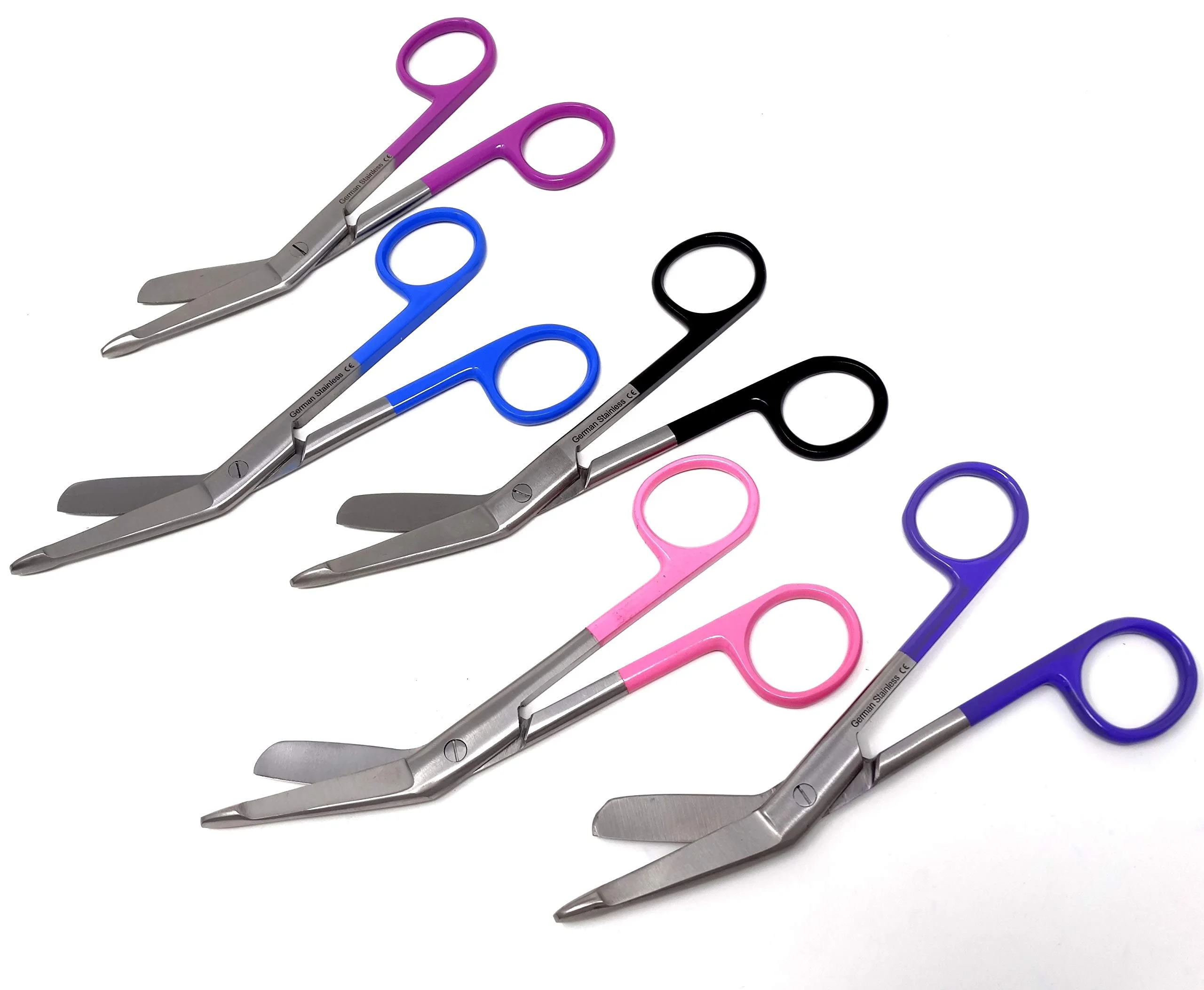 Stainless steel Surgical Nursing Scissors 14 cm Powder Coating color handle Wholesale PRICE Manufacturers Supplier FROM Pakistan