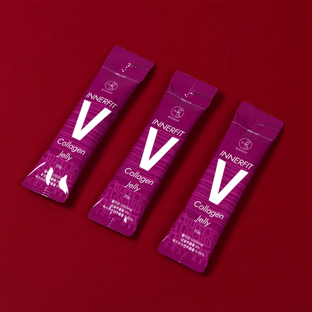 Коллагеновое желе BIOKEEP INNERFIT V с содержанием 1000 мг рыбьего коллагена с низким молекулярным весом для эластичности кожи