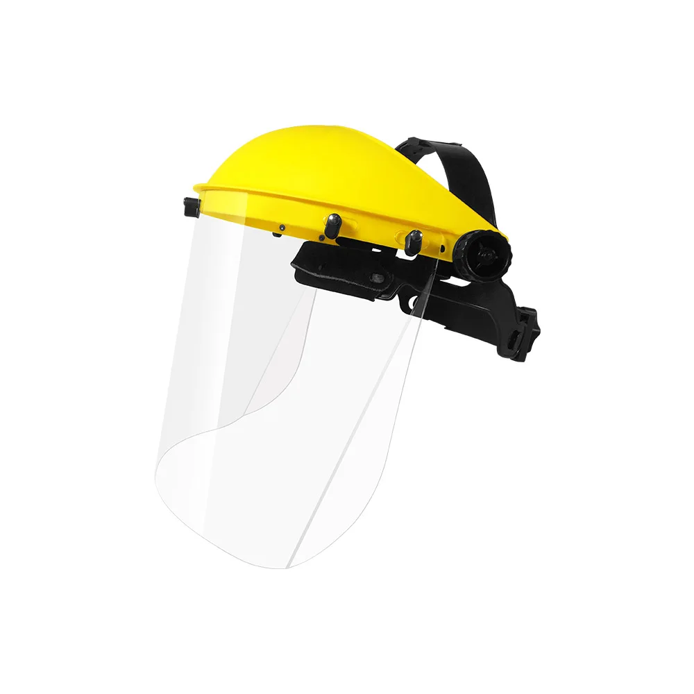 F002 CE EN166 & ANSI Z87.1 AS/NZS 1337 1 PPE защита для полного лица прозрачный козырек защиты промышленный защитный экран