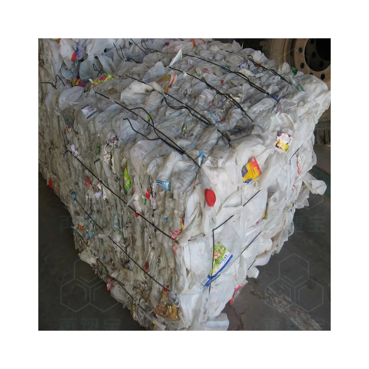 HDPE синий барабанный Лом/HDPE хлопья/HDPE молочный флакон лом для продажи