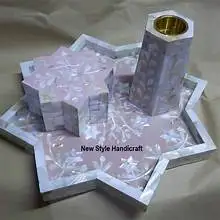 Arabic Bakhoor Mubkhar Burner Oud Home Hotel Aromatic Resin Incense Burner Mother Of Pearl Inlay Tray Boxes And Bakhoor burner