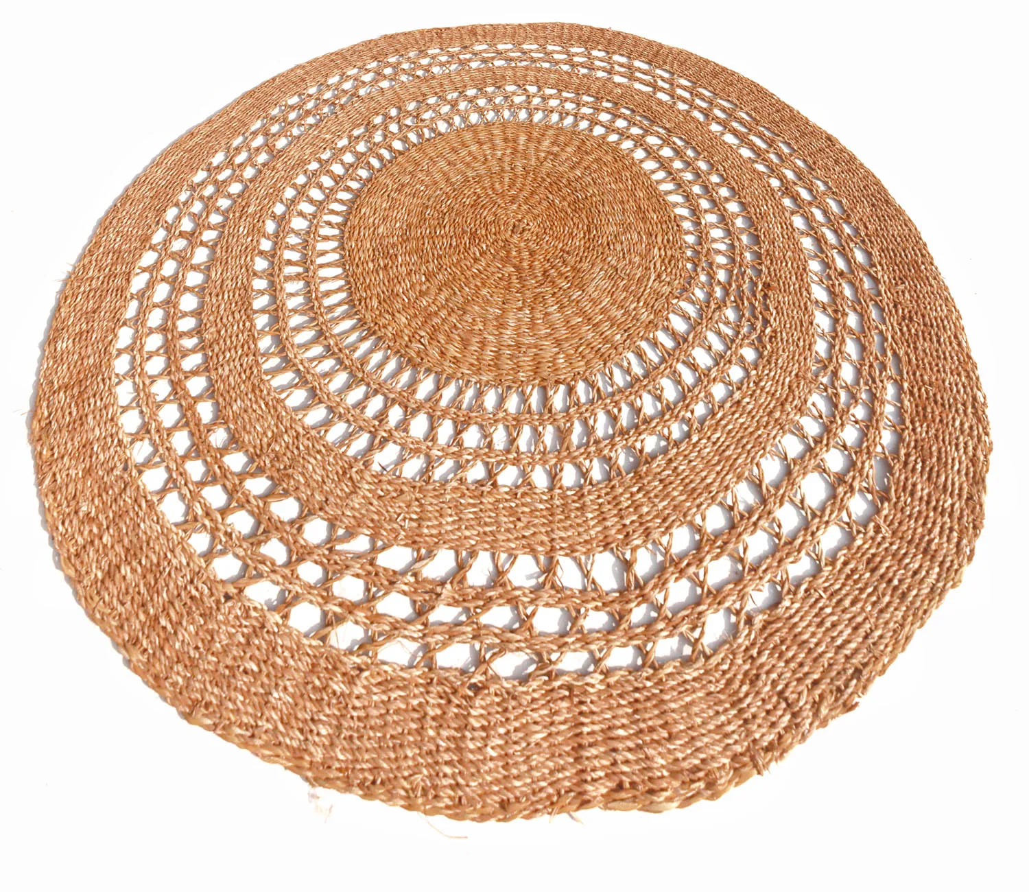 Unique round design Seagrass rugs carpets whole sale price