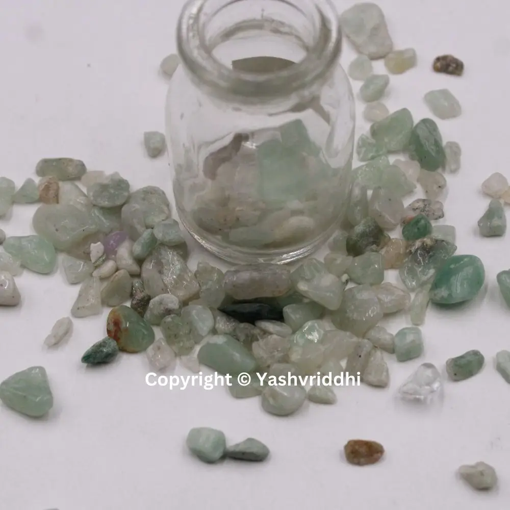 Healing Harmony Raw Green Avon Crystal Vibrant Vitality Natural Green Avon Gemstone Available at Best Price