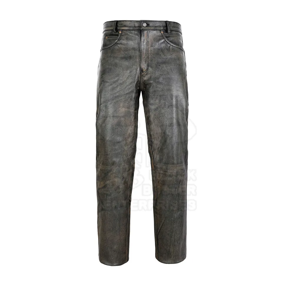 Top Selling Leather Pant For Men Cheap Price Leather Pant New Arrival Men Genuine Leather Pant
