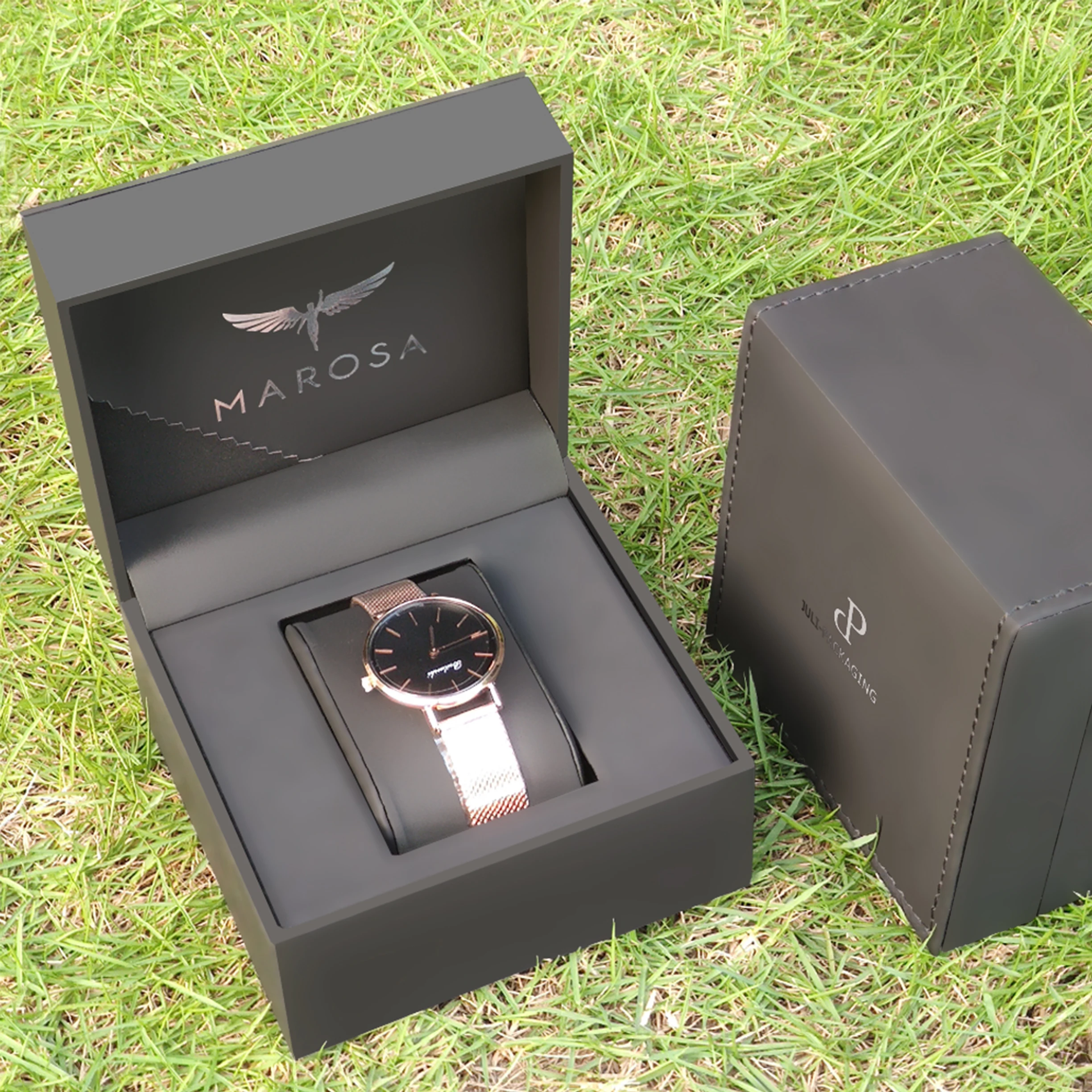Пользовательские часы коробка OEM логотип caja de reloj Uhrenbox