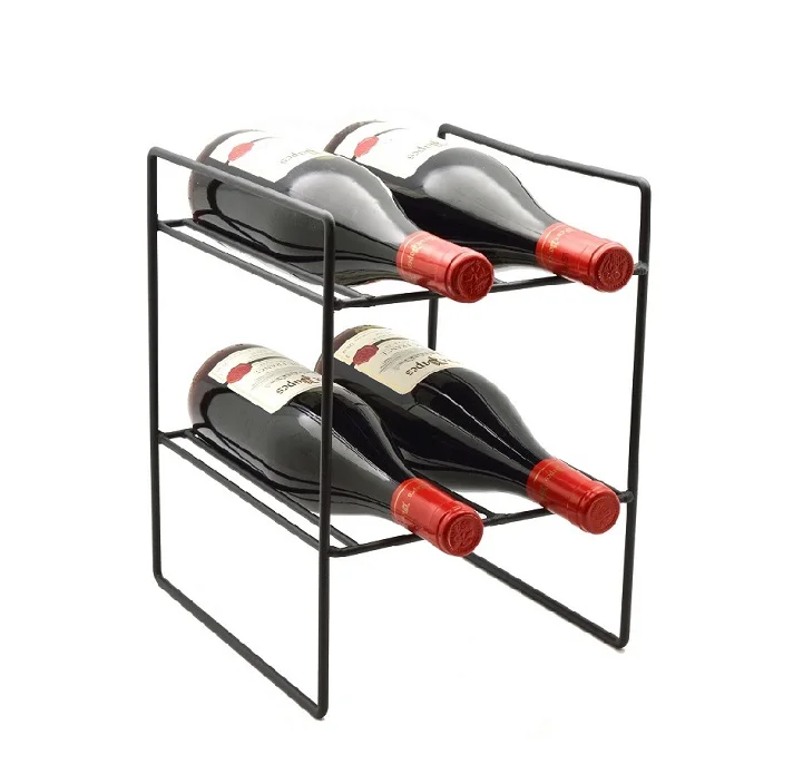 Table Top Design Wine Holder Racks Wholesale Manufacturer New Design Multi Tier Wine Bottle Holder Racks