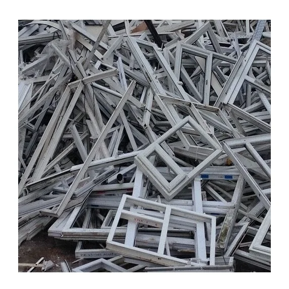 Clean White PVC Window/Door Profile Scrap For Export.