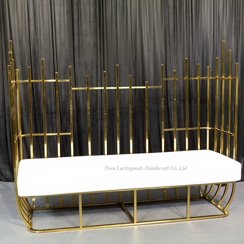 LK20191009-12 Sofa manufacturer cheap luxury royal wedding sofa wedding event furniture