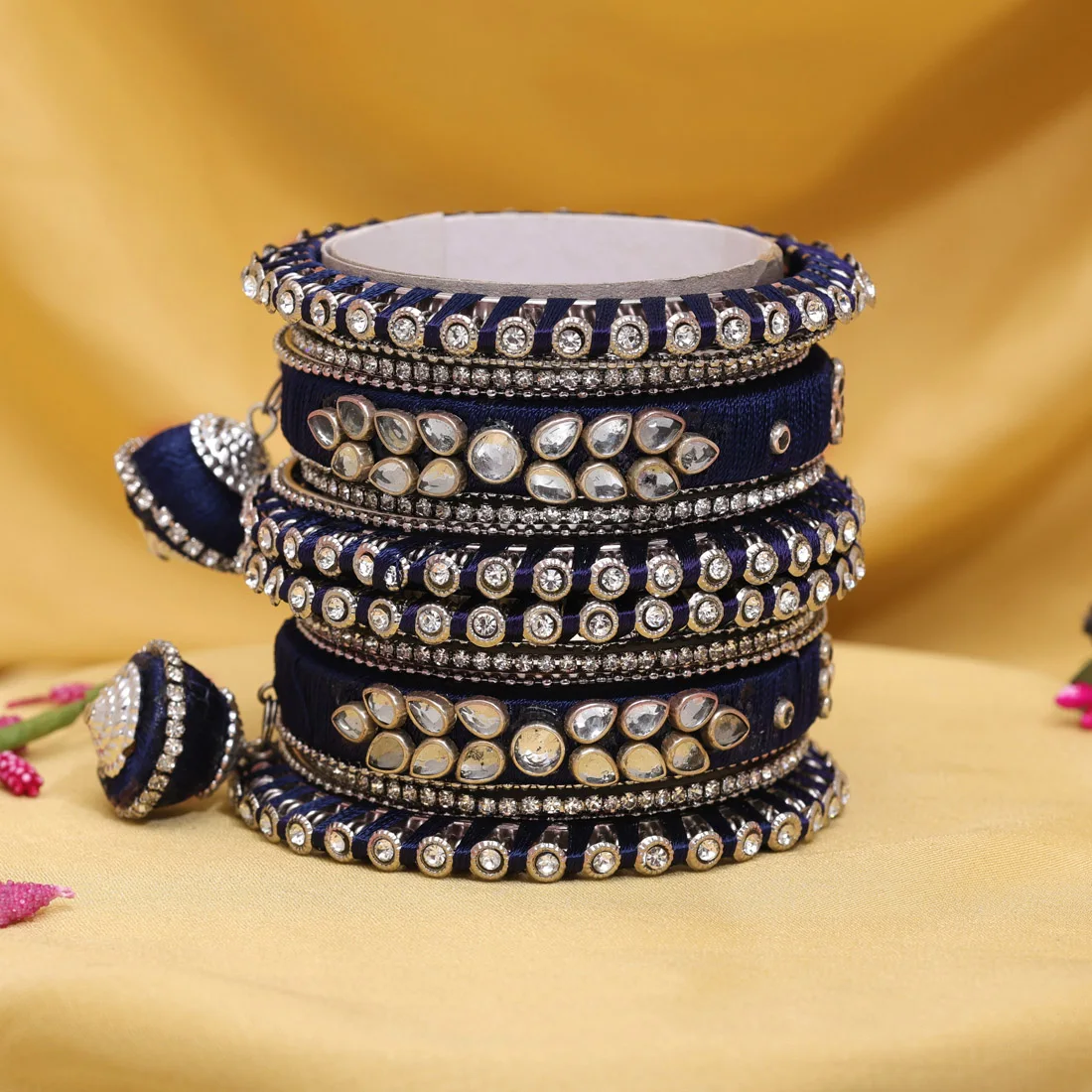 Latest Luxury Exclusive Designer Fashion Thread Bangles Collection in all variety and size in all colors available 2024