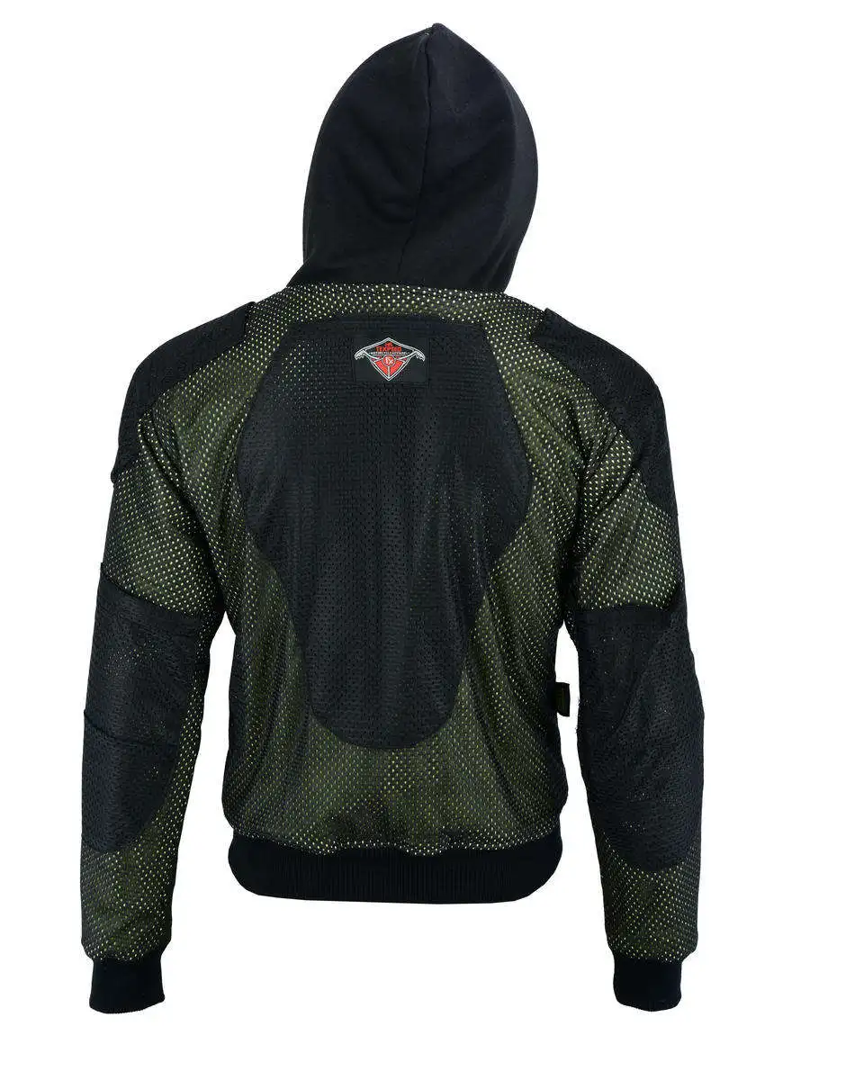 Custom 100% Cotton Motorcycle Hoodie CE Armored Motorbike Fleece Hoodie Sweatshirts Safety Protective Zip up Motorbike Jacket