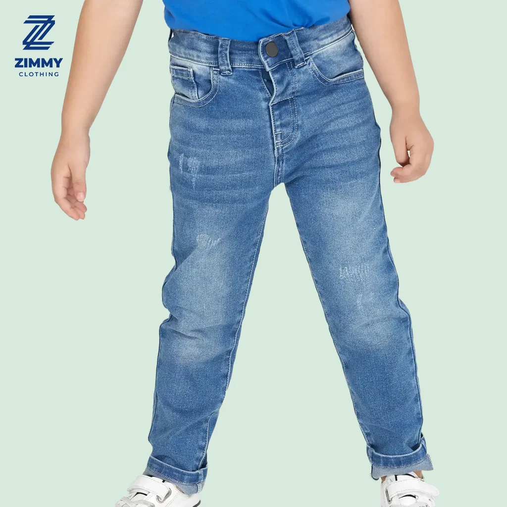 2023 hot sale denim jeans pants for boys men Polyester Trousers Denim Kids  At school Denim for boys