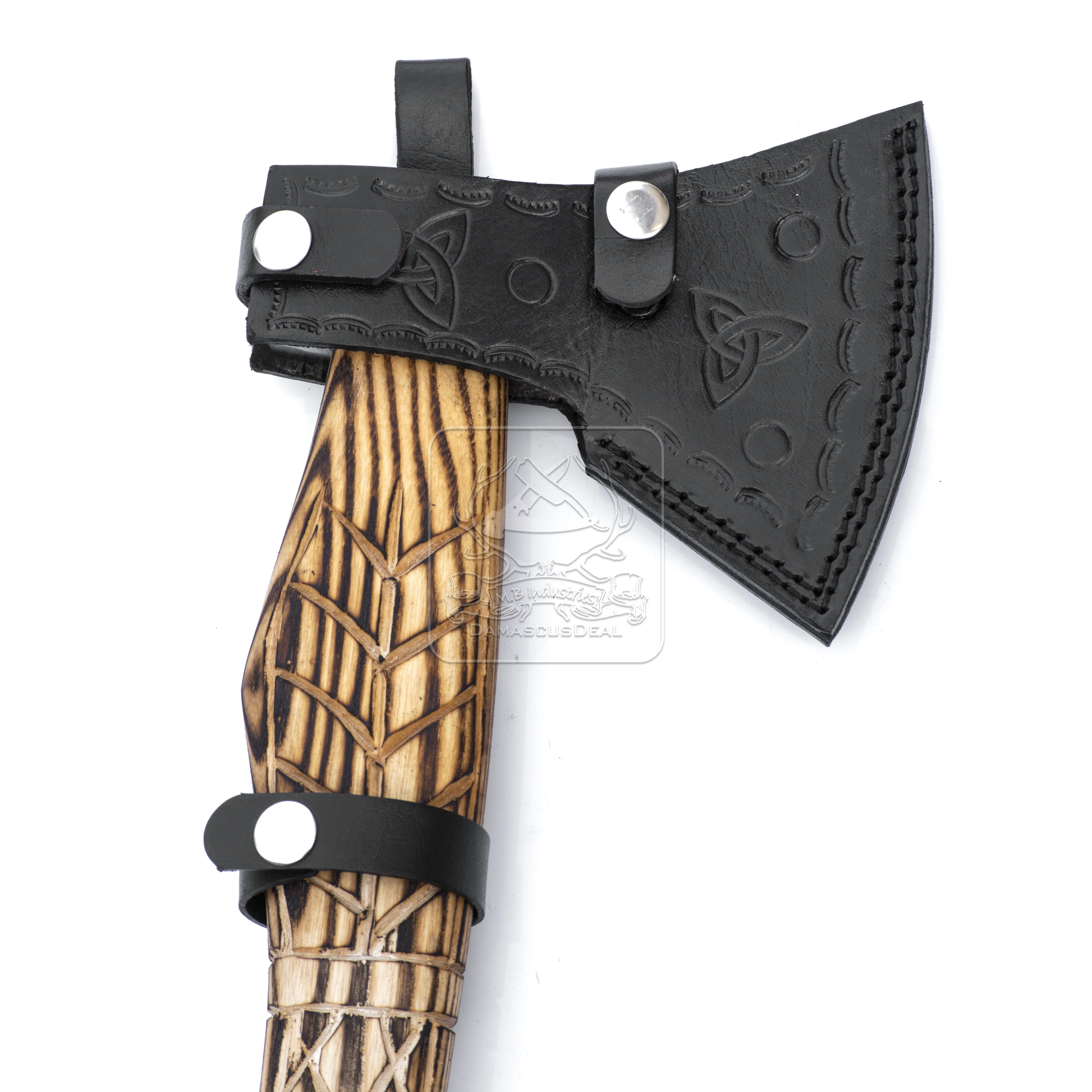 Viking Tomahawk Hatchet DD-VikingAxe-111 Hand Forged Axe Bearded Viking Axe Wholesale Top Quality Hand Made Axe Wooden Handle