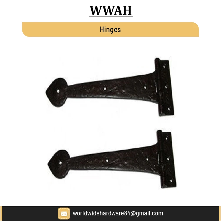 Hot Sale Architectural Door Window Accessories Hardware Cast Iron Door Window Gate Furniture Screw Hinges Supplier