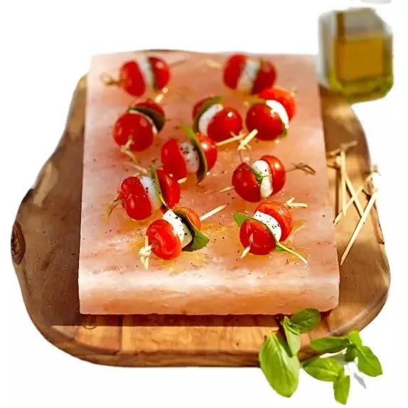 Natural Himalayan pink salt plate Himalayan salt slab /brick/tiles BBQ salt plate for cooking