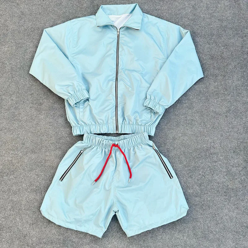 Мужская нейлоновая ветровка на молнии