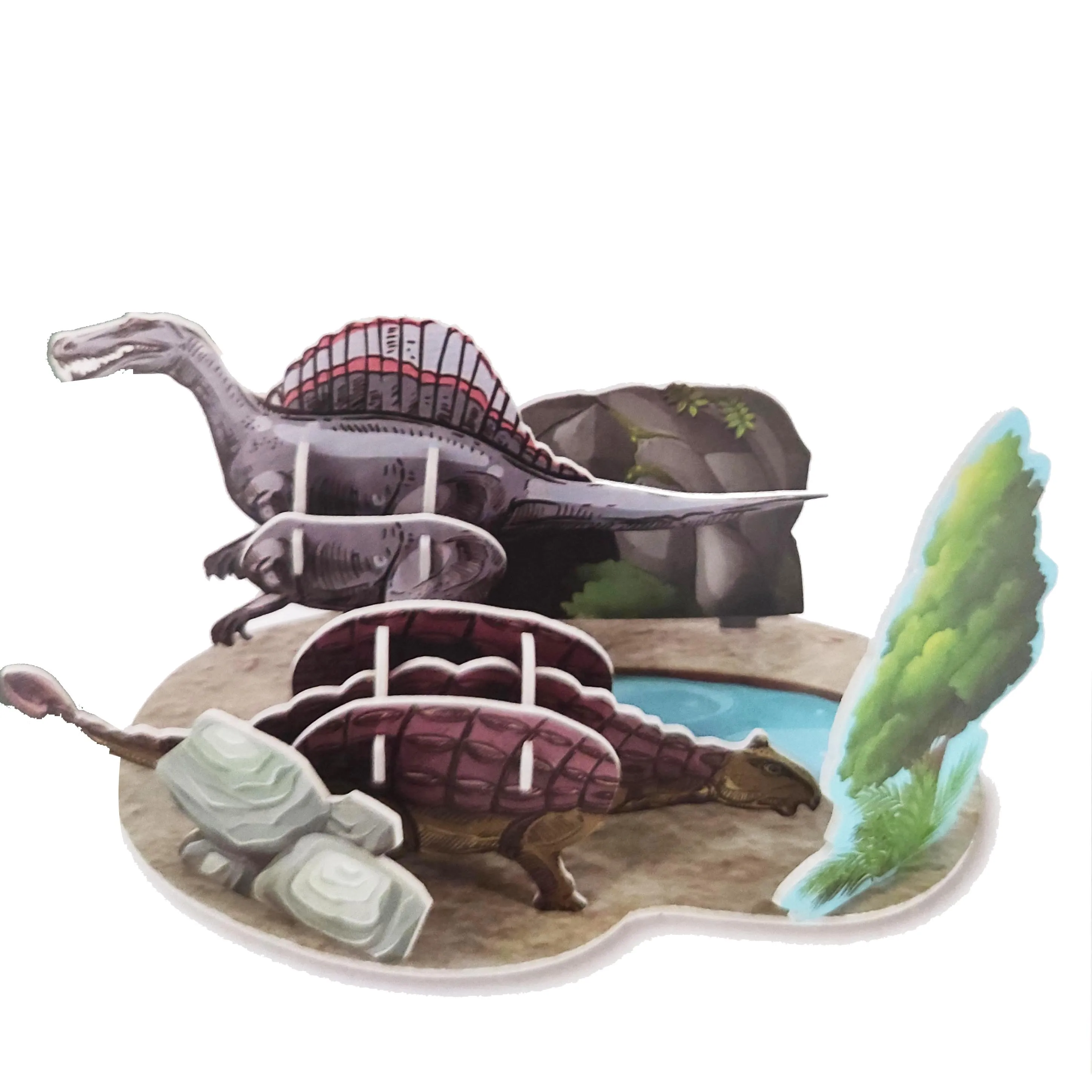 Custom Colorful Diy kids 3D puzzle play toys foam board Assembly Model Exercise Children cartoon Animal 3D puzzle games for kids