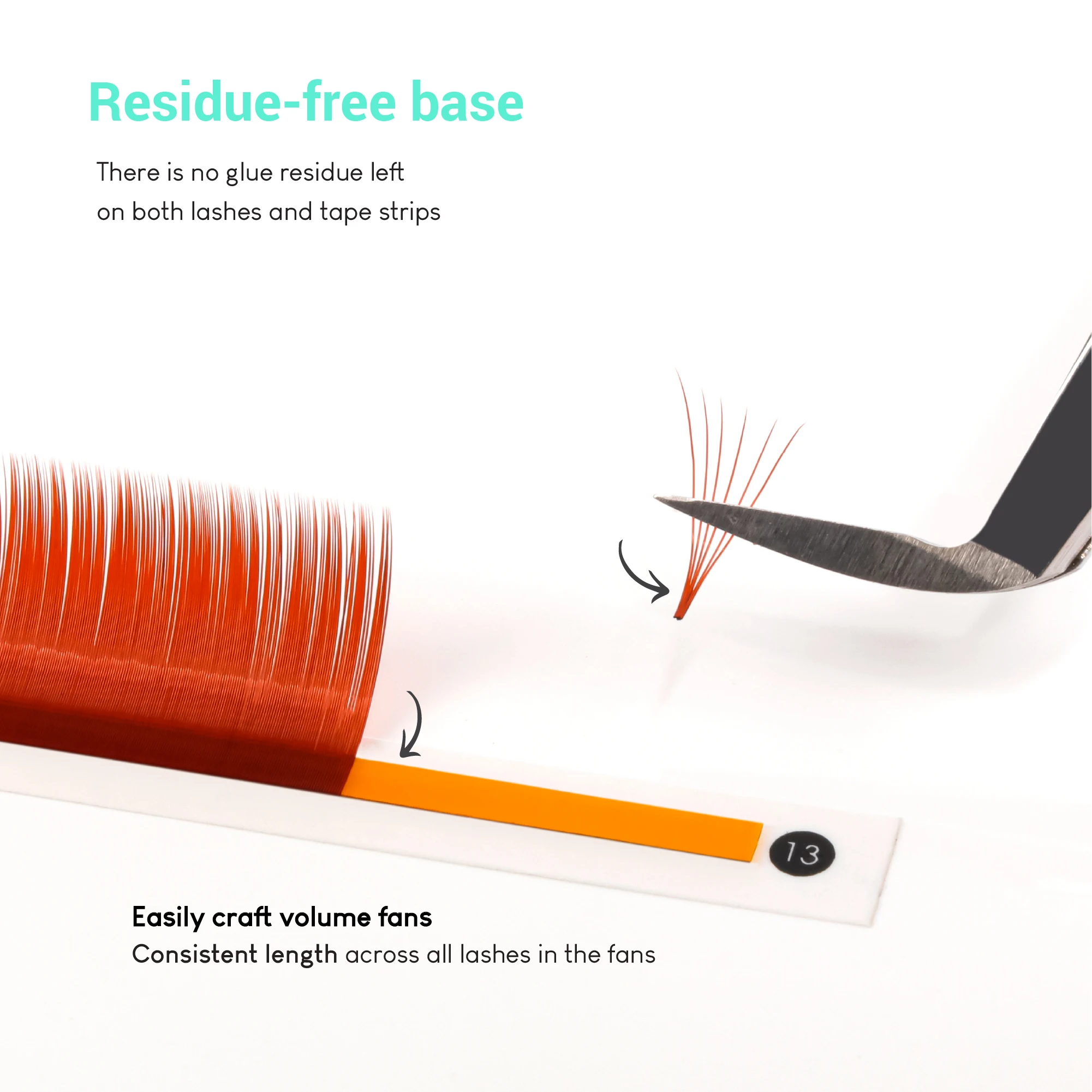 Cruelty-free radiant mini box color lash extensions colored lashes silk lashes wholesale faux mink eyelashes wholesale C CC D DD