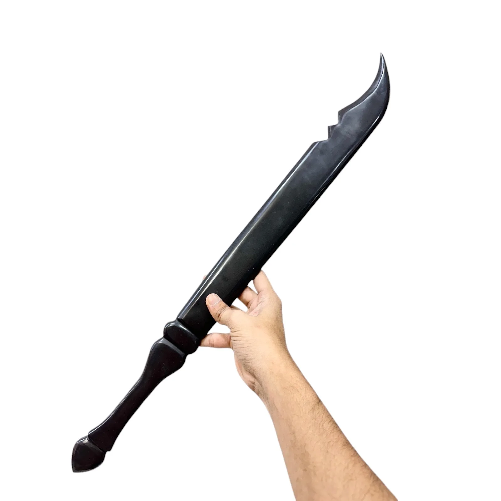 Natural Black Tourmaline Large Sword,Black Tourmaline Dagger Cutter ,Athame Knife, Knapped Handmade Crystal Knife,Sword,
