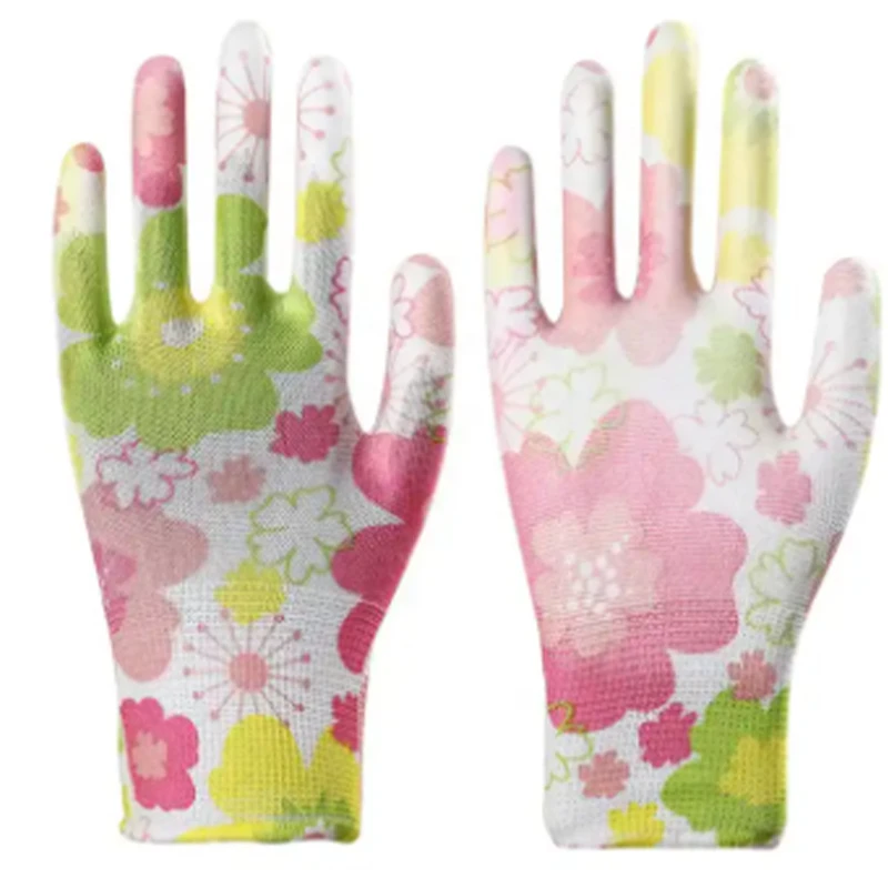 Top Trendy PU Coated Working Knitted  Gloves Men and Women glove for unisex from Pakistan