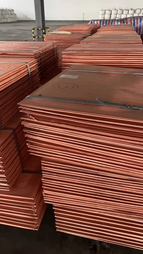 High Quality 100% Pure Copper Cathode Sheet Quality Grade Electrolytic Copper Cathode Plate Supplier From India