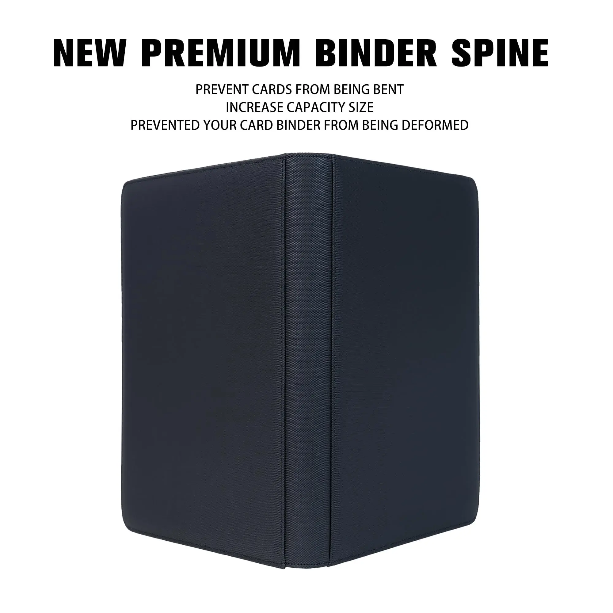 Portable Removable Baseball Game Trading Collector Album Card Binder Holds Protectors 16 Pocket Trading Card Binder