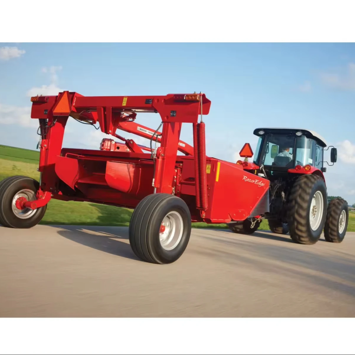 used disc mower rubber conditioner mower 1200 dual disc gazoline motor mower tractor disc