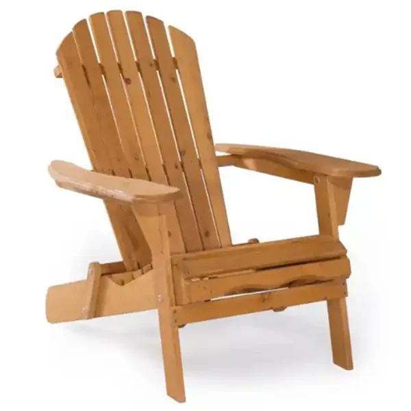 Home Garden Wooden Furniture Adirondack Chair With Ottoman
