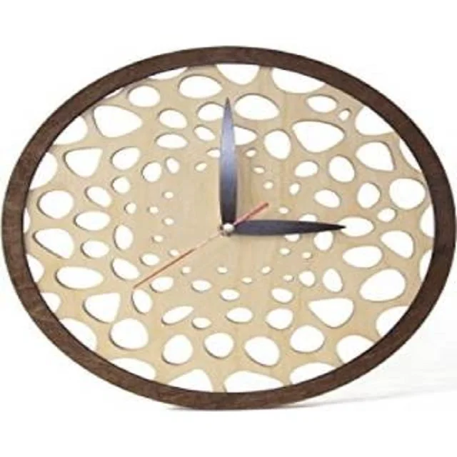 Luxury Wall Clock Decorating New Designing Large Size Antique Stylish Modern Wholesale Black Color Round Shape Wall Decor Clock