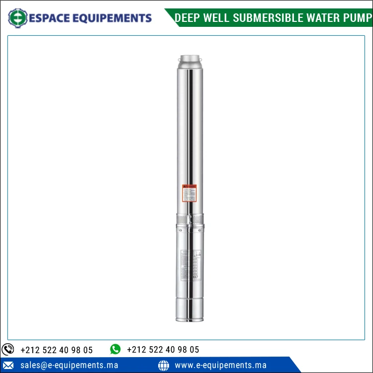 15 m3/h Capacity Best Performance 6 Inch Deep Well Submersible Water Pump for Sprinkler Irrigation & Water Supply