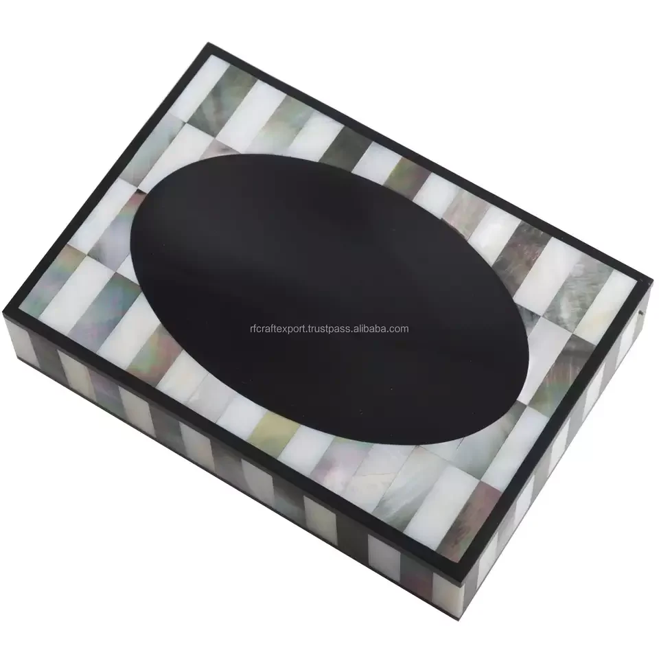 Eco Friendly Hotel bathroom accessories resin Soap Dish Drain Bathroom storage tray mother of pearl Soap Holder