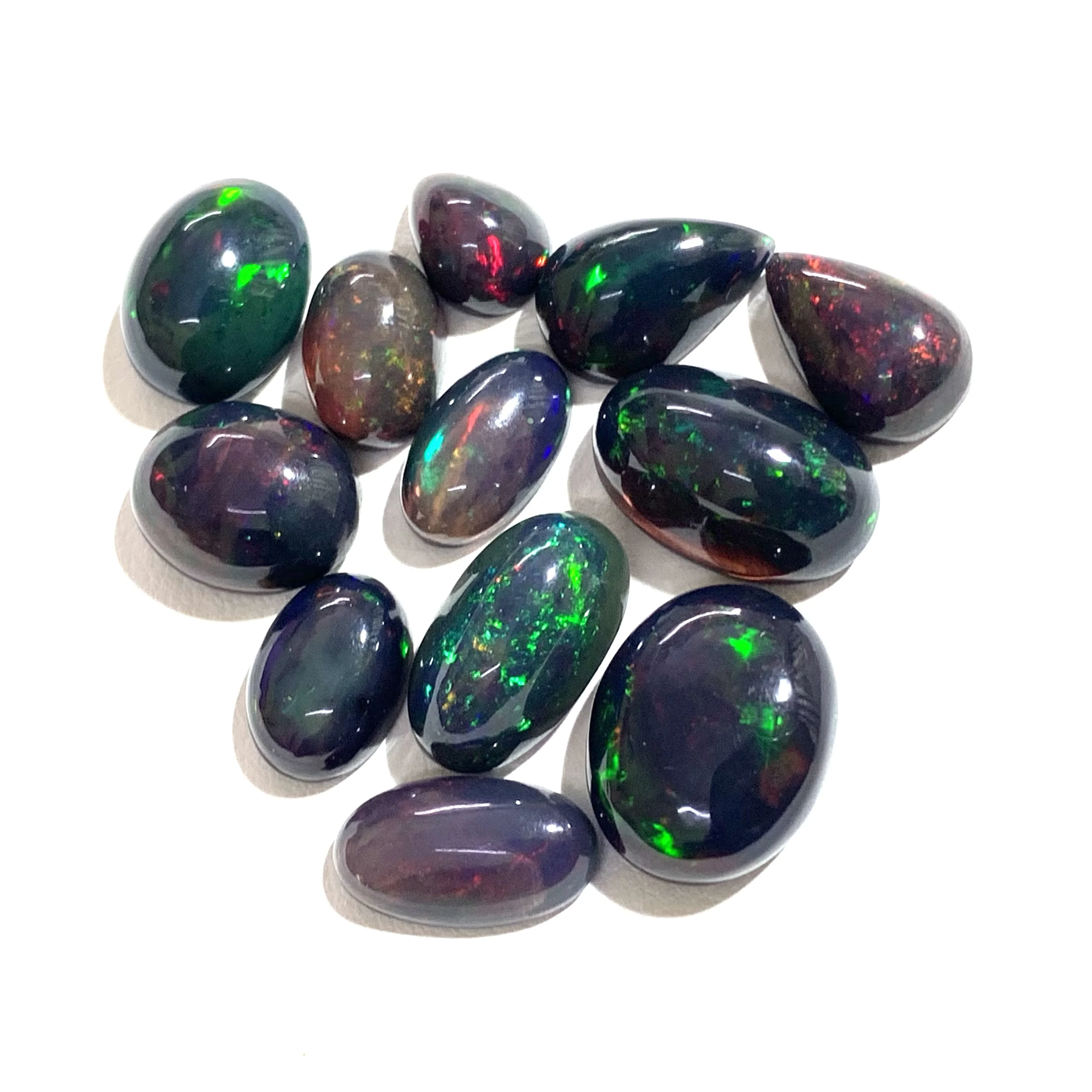 Black Opal Cabochon Natural Loose Gemstone Black Opal Cabochon